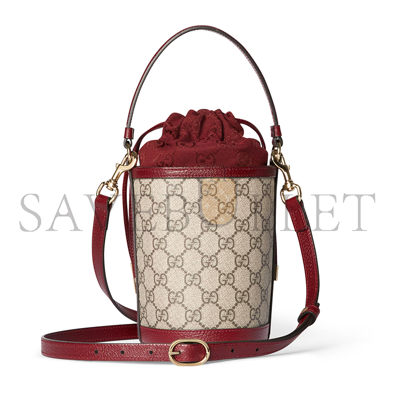 GUCCI OPHIDIA MINI BUCKET BAG ‎838462 (11.5*23*8cm)